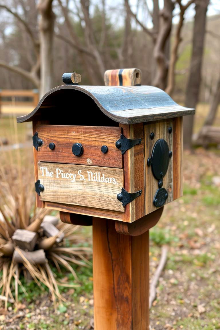 Rustic Appeal - 24 Mailbox Decor Ideas