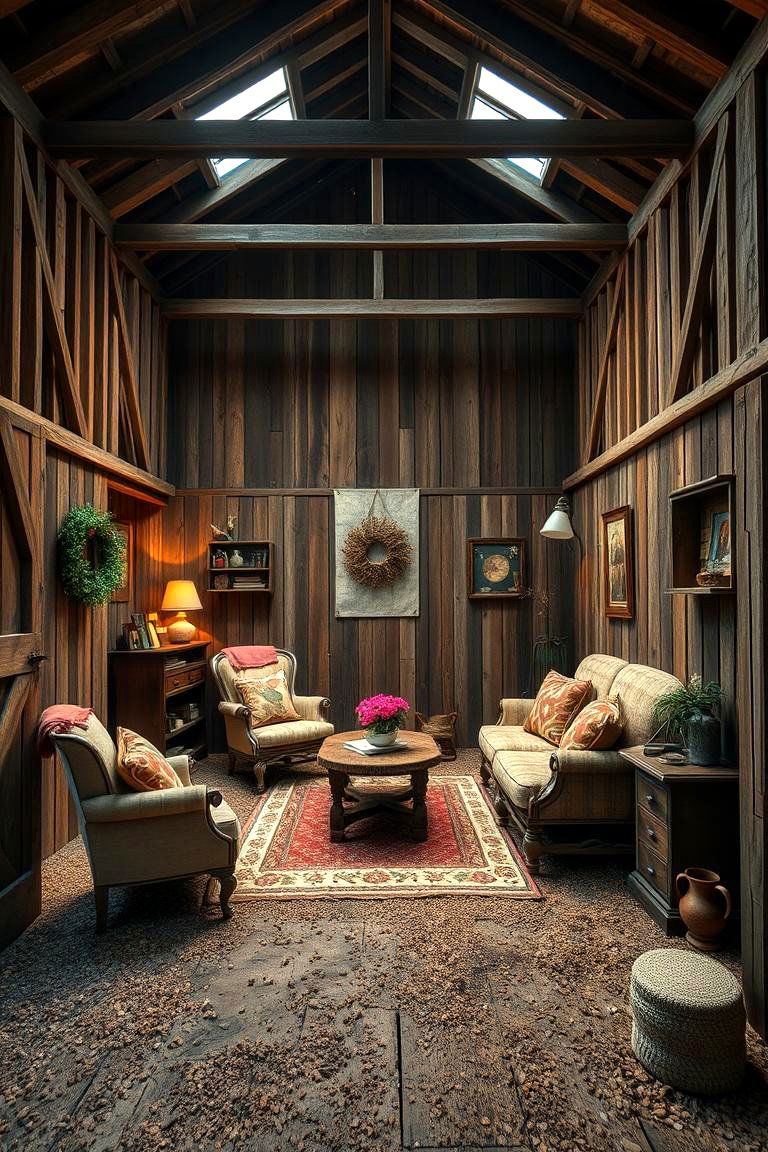 Rustic Barnyard Reading Nook - 24 Outdoor Reading Nook Ideas