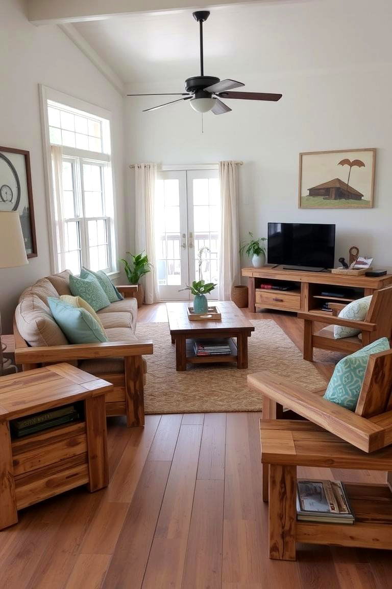 Rustic Beach Furniture - 24 Coastal Decor Ideas