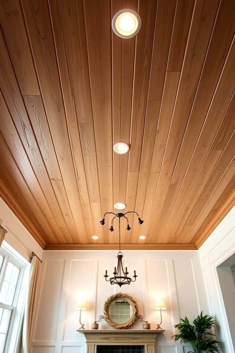 Rustic Beadboard Elegance - 24 Ceiling Trim Ideas