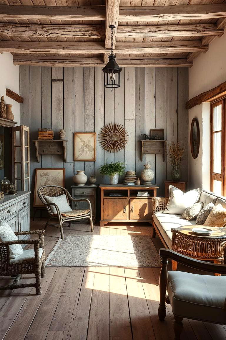 Rustic Boho Warmth - 24 Grey Boho Bedroom Ideas