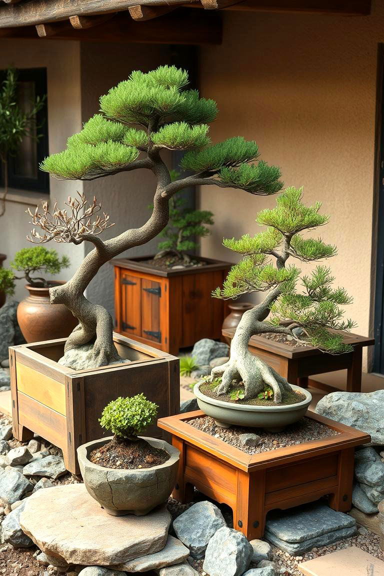 Rustic Bonsai Retreat - 24 Bonsai Garden Ideas