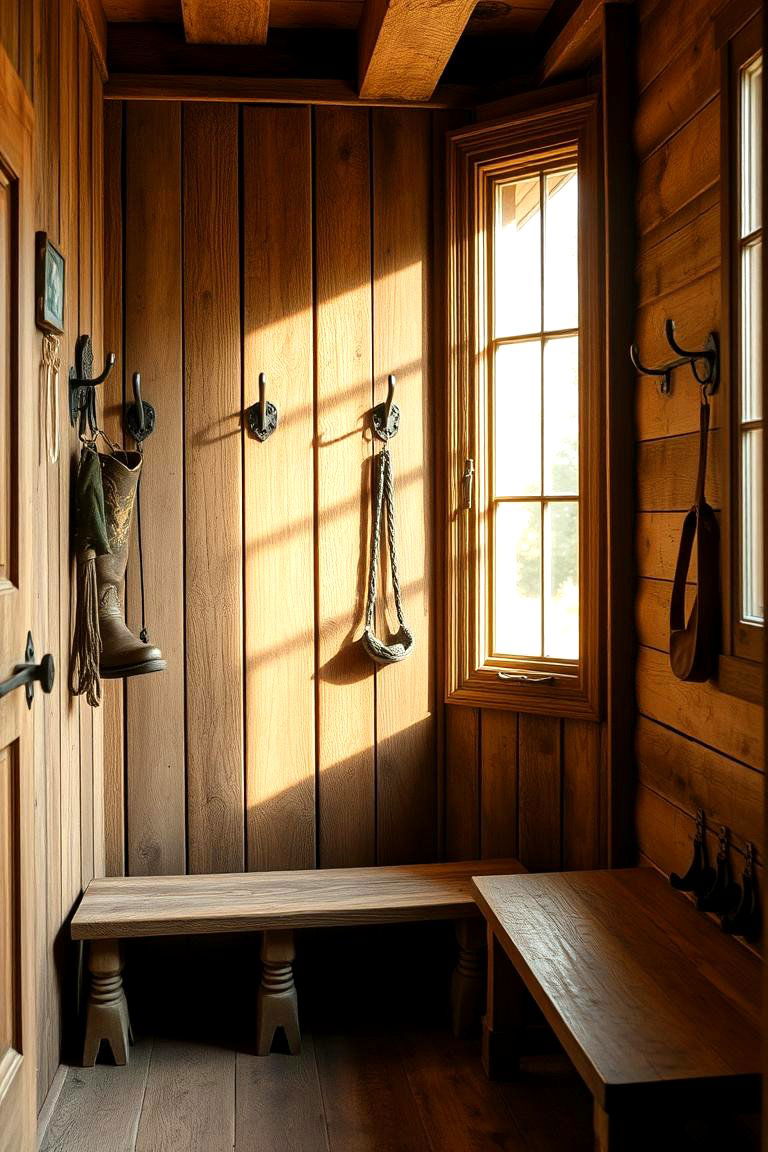 Rustic Boot Room Retreat - 24 Boot Room Ideas