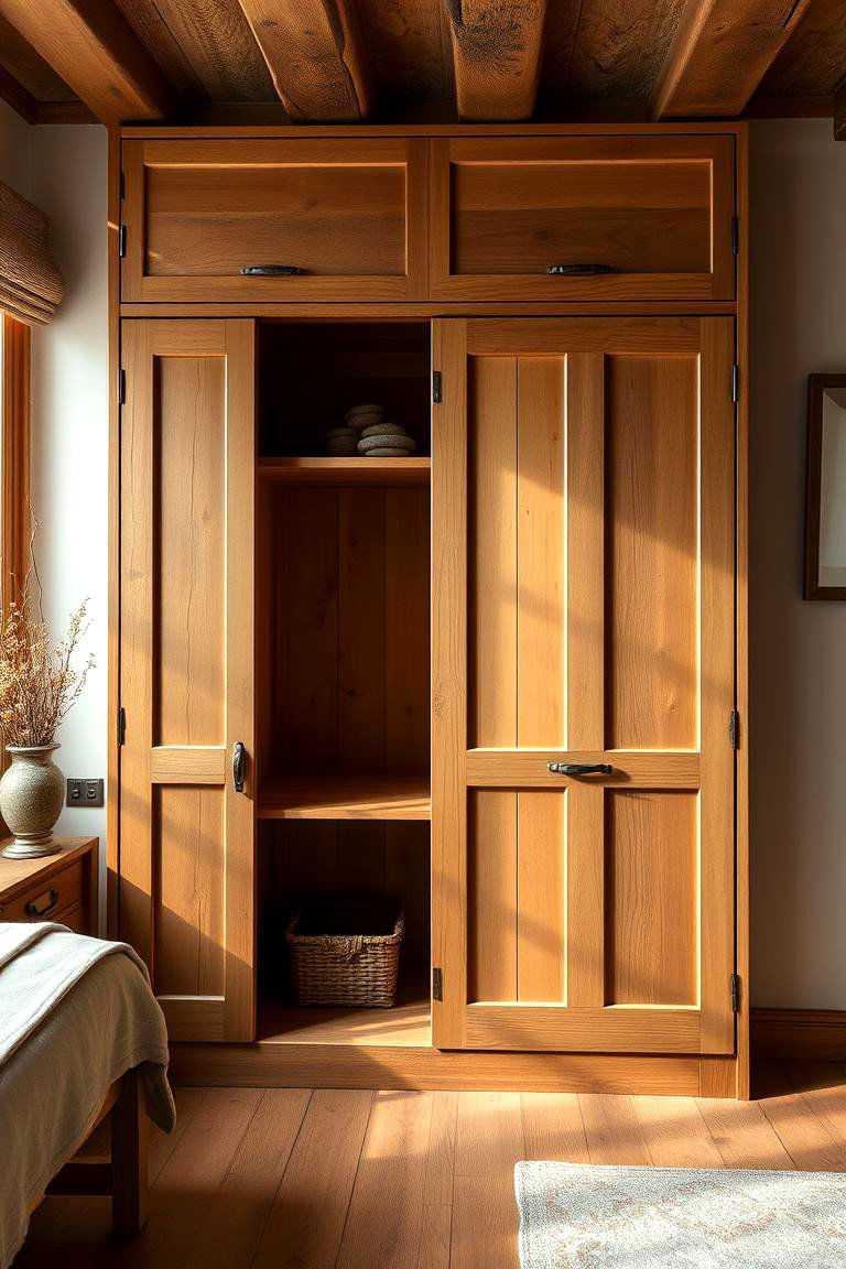 Rustic Built in Wardrobe - 24 Built-in Wardrobes Ideas