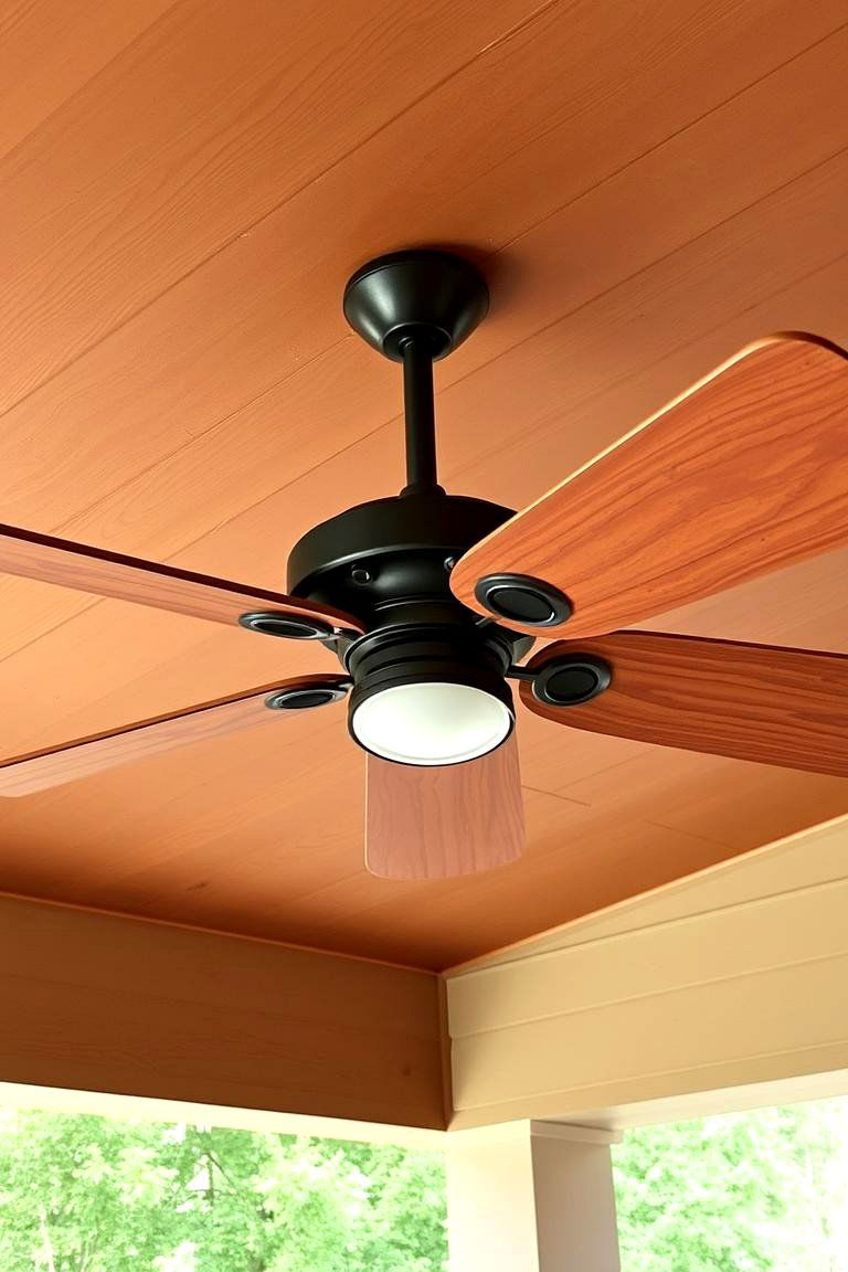 Rustic Ceiling Fans - 24 Rustic Porch Ideas