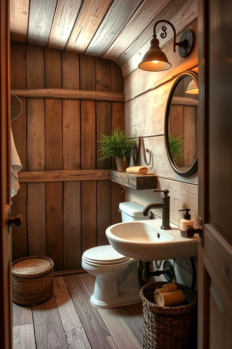 Rustic Charm Bathroom - 24 Boy Bathroom Ideas