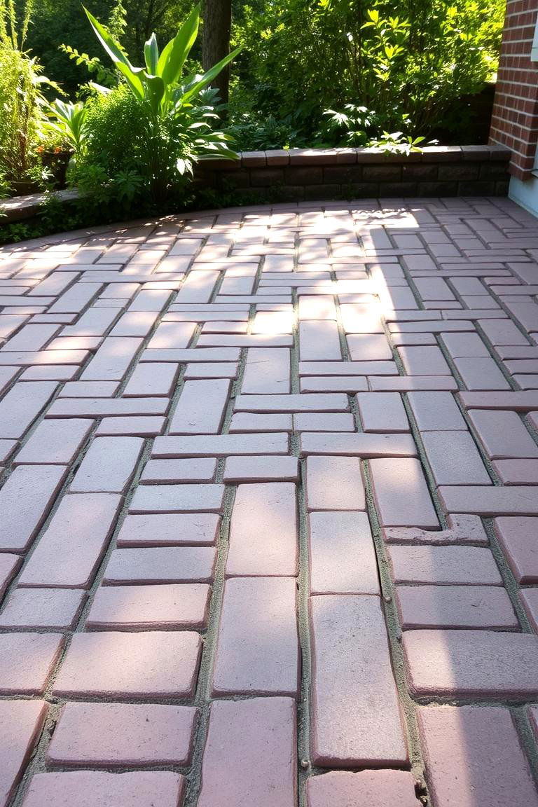Rustic Charm Brick Patio - 24 Brick Patio Ideas