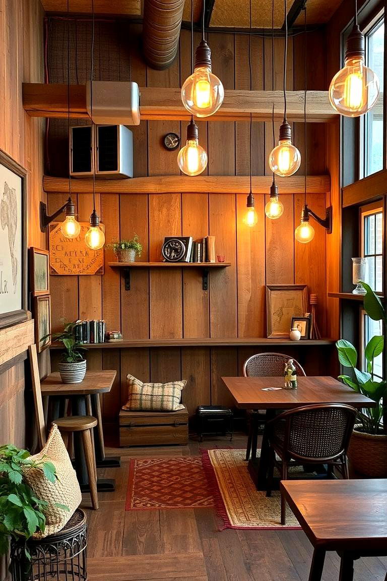 Rustic Charm Combinations - 24 Housewarming Decoration Ideas