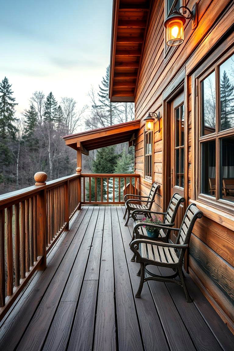 Rustic Charm Deck - 24 Large Deck Ideas