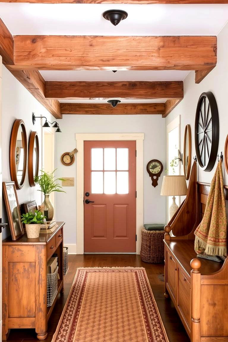Rustic Charm Entryway - 24 Entryway Ideas