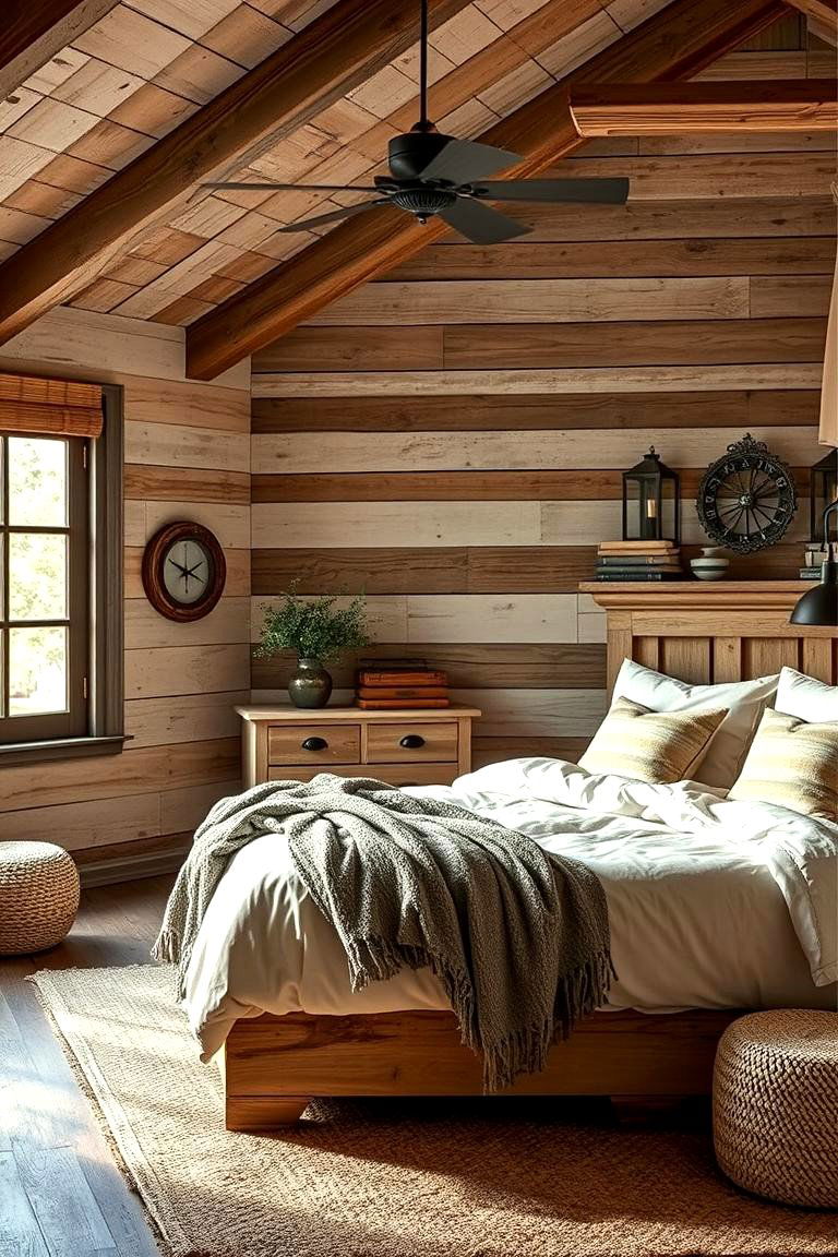 Rustic Charm Haven - 24 Bedroom Decor Ideas