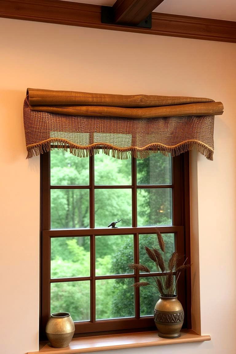 Rustic Charm Valance - 24 Window Valance Ideas