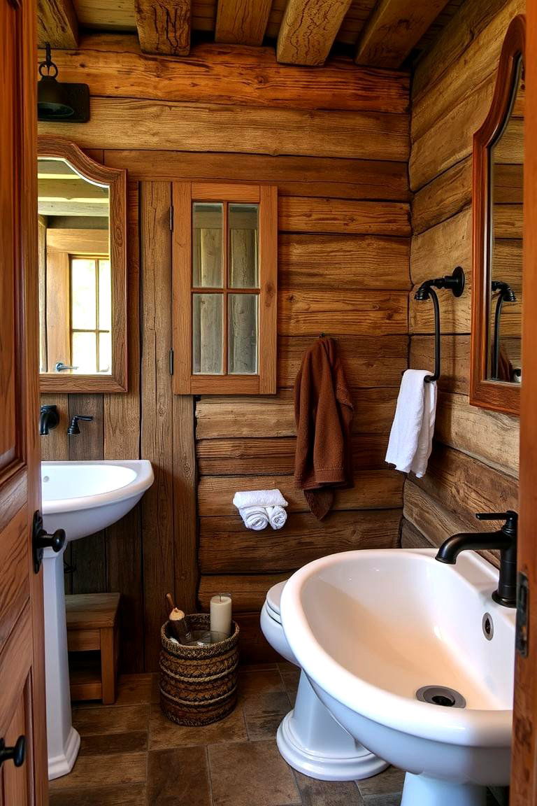 Rustic Charm Vibe - 24 Natural Bathroom Ideas