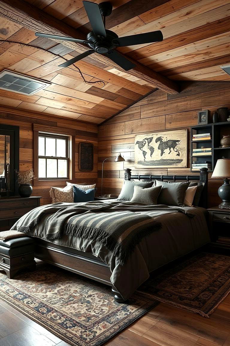 Rustic Charm Warm Black and Brown Accents - 24 Black and Brown Bedroom Ideas