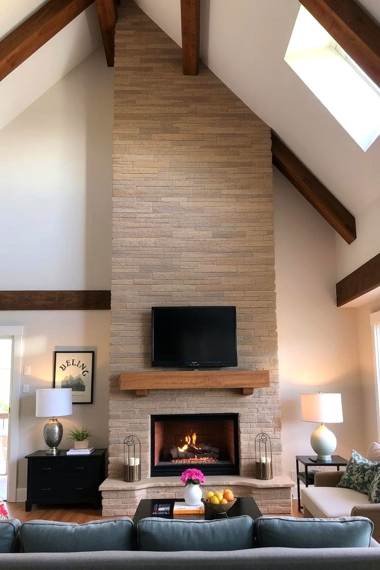 Rustic Charm with Modern Flair - 24 Rooms With Fireplaces With Vaulted Ceilings Features