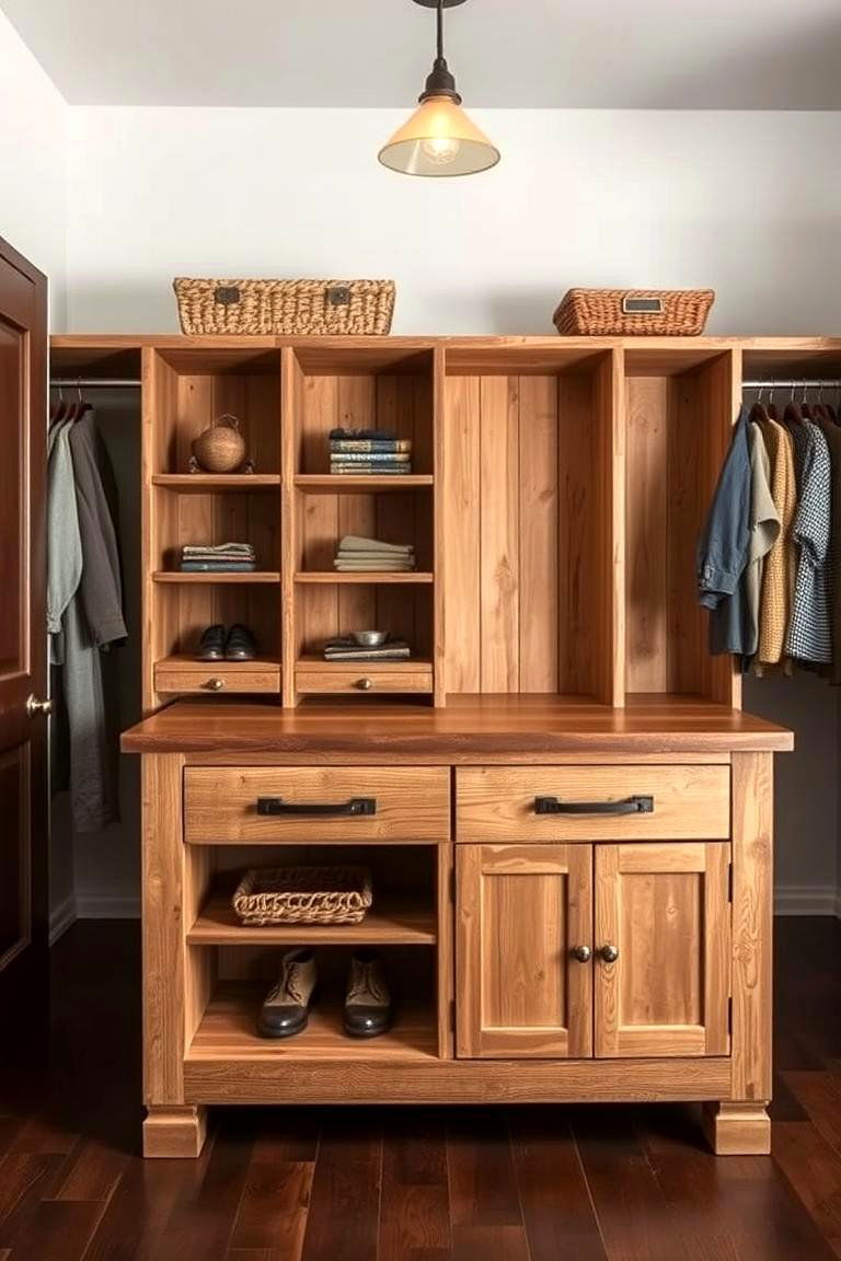Rustic Closet Island - 24 Closet Island Ideas