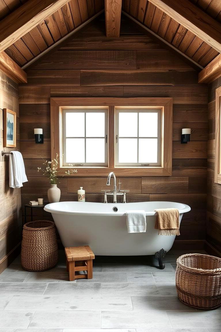Rustic Coastal Vibe - 24 Coastal Bathroom Ideas