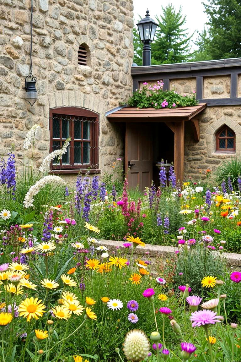 Rustic Cottage Wildflower Garden - 24 Wildflower Garden Ideas
