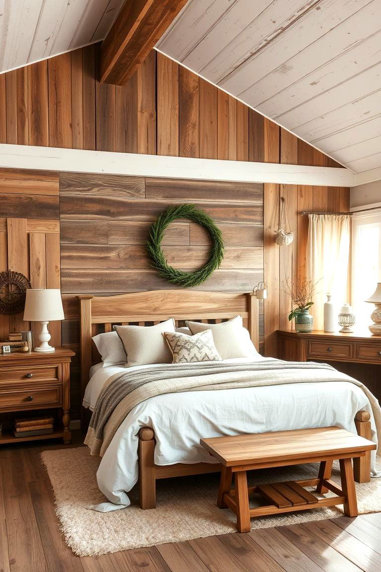 Rustic Farmhouse Bedroom - 24 Bedroom Design Ideas