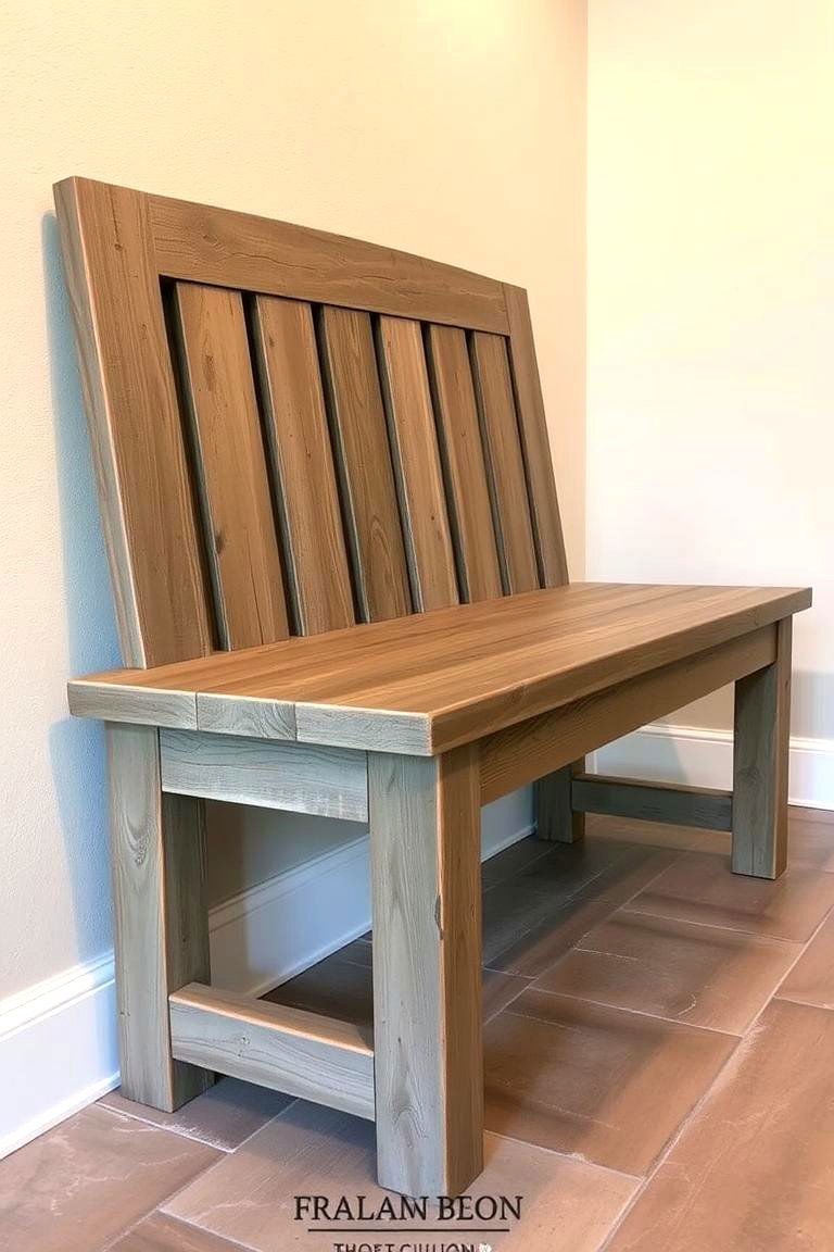 Rustic Farmhouse Bench for a Cozy Touch - 24 Bedroom Bench Ideas
