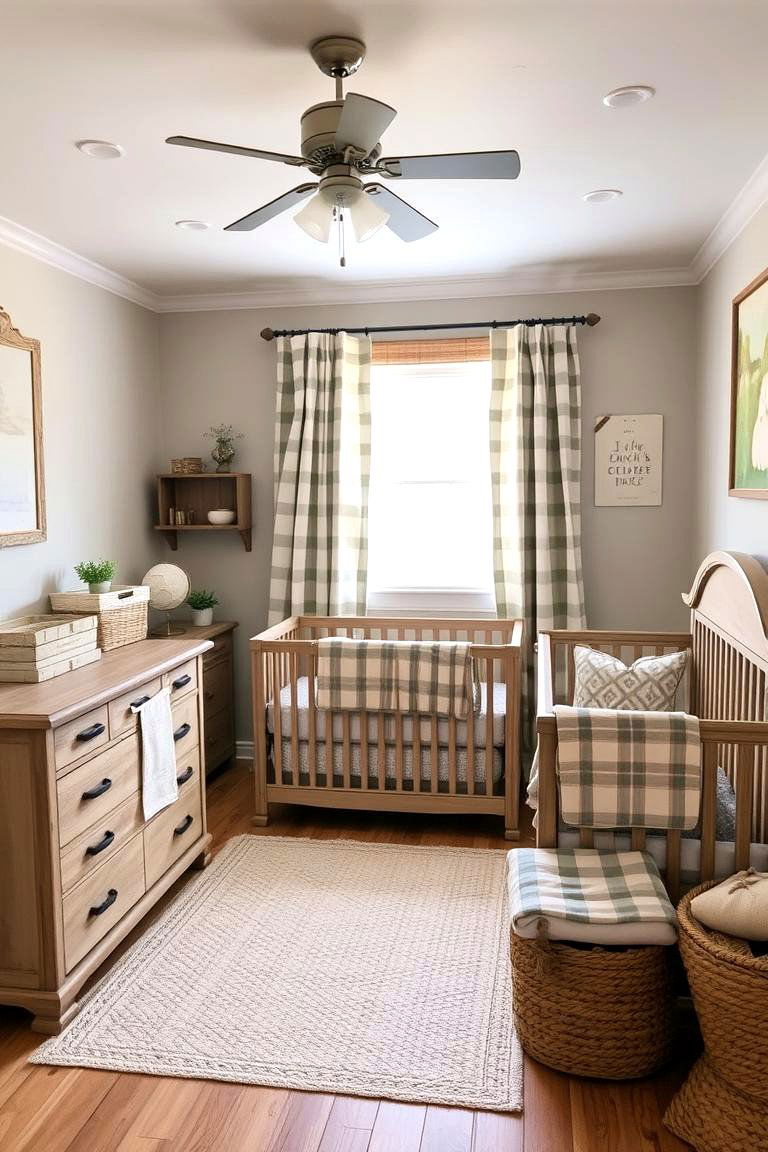 Rustic Farmhouse Charm - 24 Baby Girl Nursery Ideas