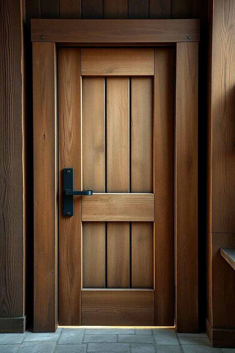 Rustic Farmhouse Door Painting - 24 Door Painting Ideas