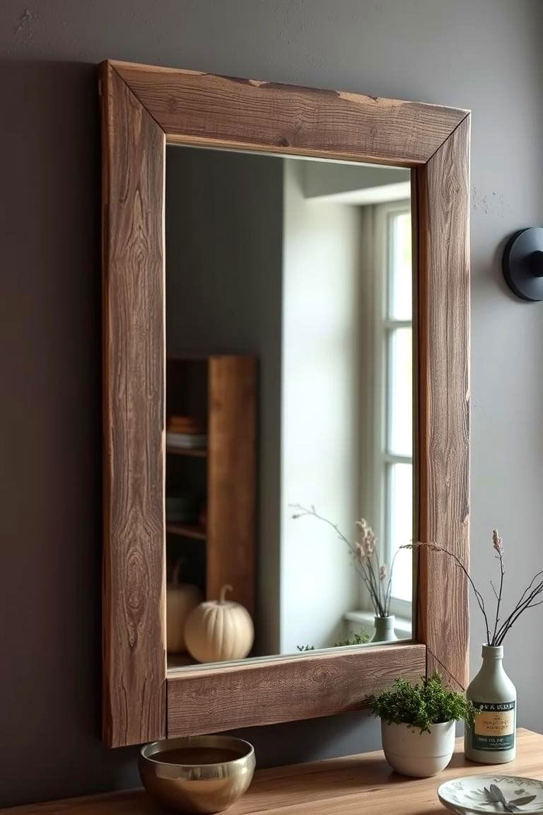 Rustic Farmhouse Mirror - 24 Bedroom Mirror Ideas
