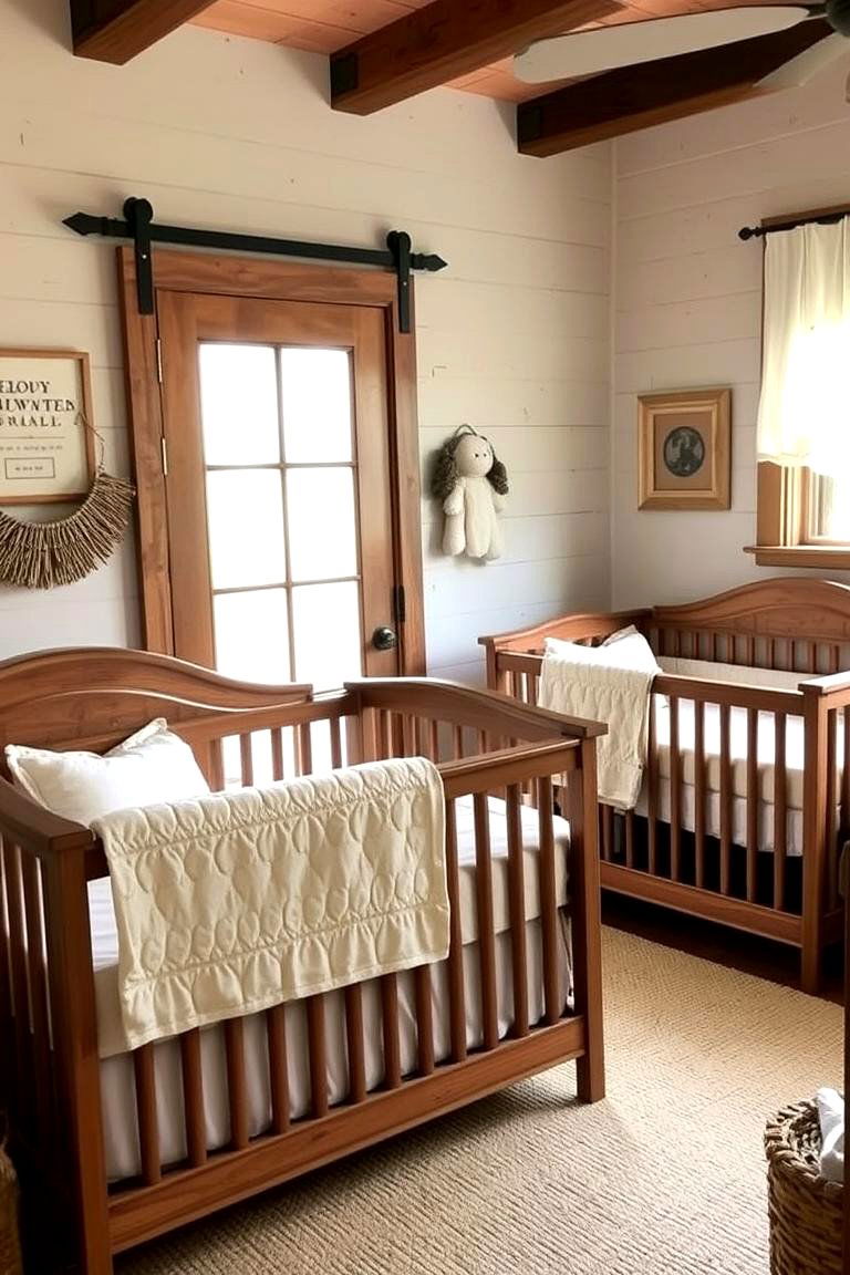 Rustic Farmhouse Nursery - 24 Baby Boy Nursery Ideas