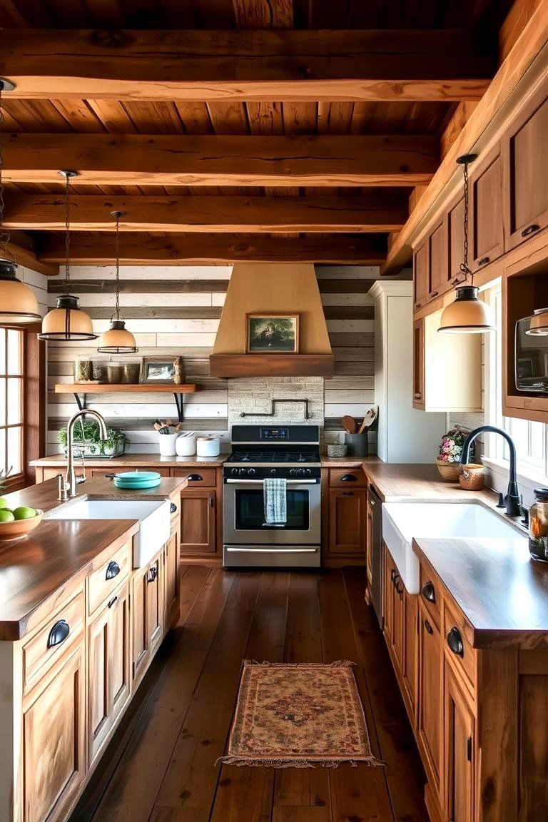 Rustic Farmhouse Style - 24 Cozy Kitchen Ideas