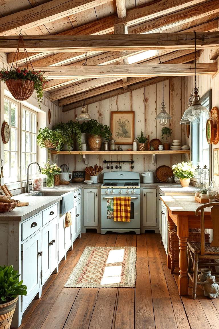 Rustic Farmhouse Vibe - 24 Summer Kitchen Ideas