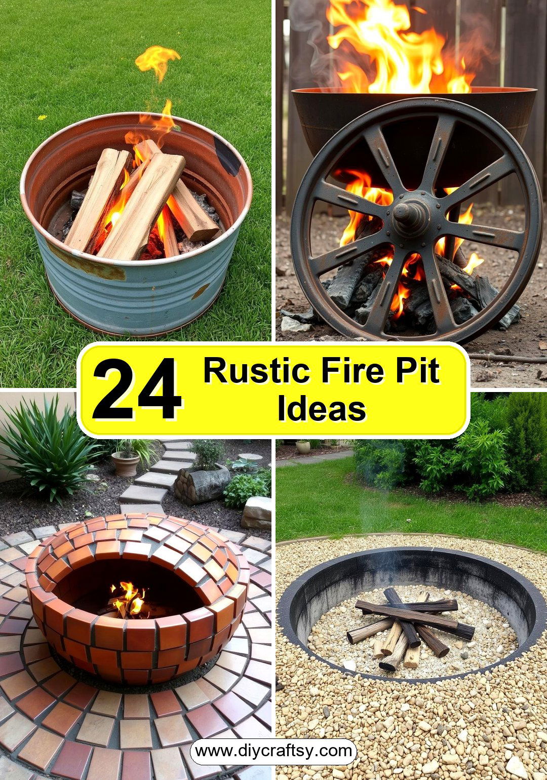 Rustic Fire Pit Ideas
