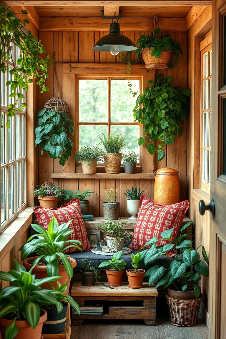 Rustic Garden Nook - 24 Garden Room Ideas