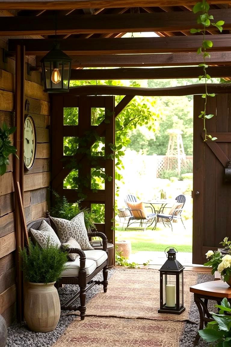 Rustic Garden Retreat - 24 Outdoor Bedroom Ideas
