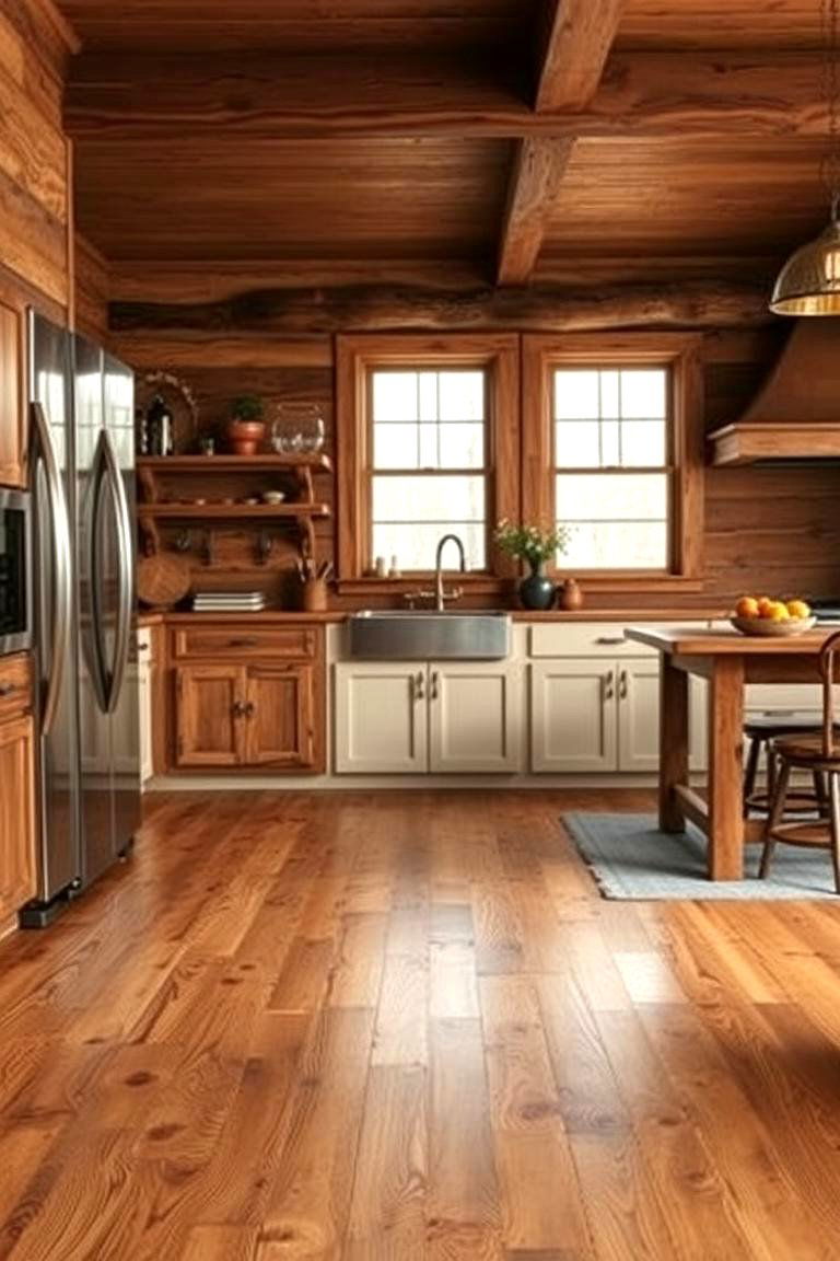 Rustic Hickory - 24 Wood Floor Colors