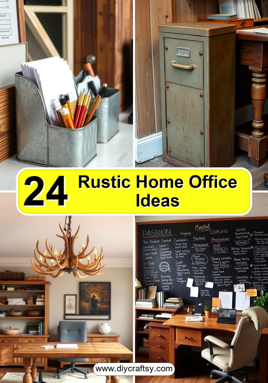 Rustic Home Office Ideas