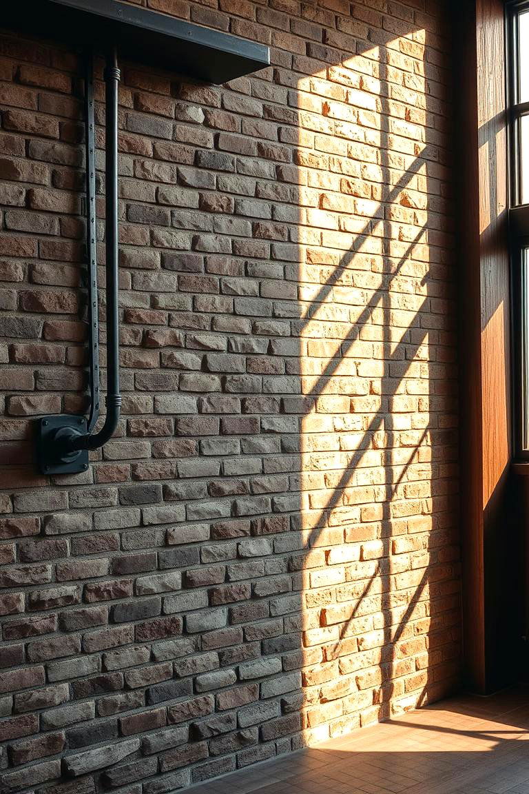 Rustic Industrial Charm - 24 Brick Accent Wall Ideas