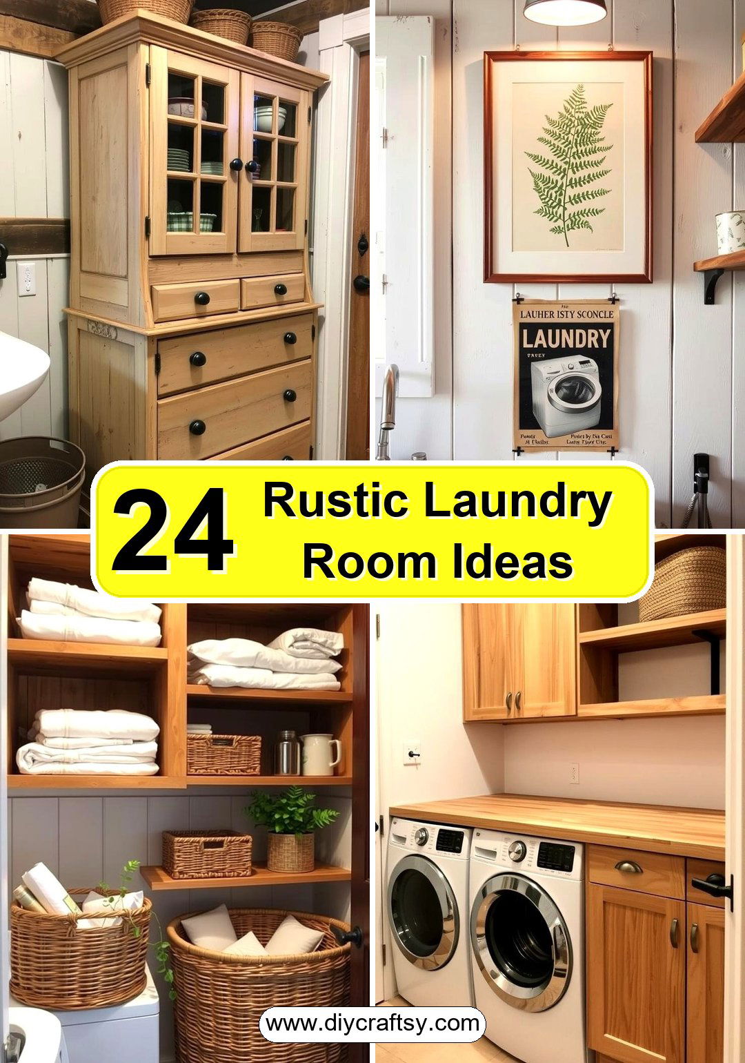 Rustic Laundry Room Ideas