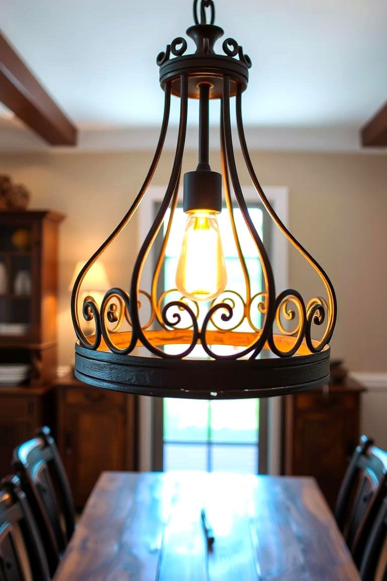 Rustic Lighting Fixtures - 24 Mexican Style House Design Ideas