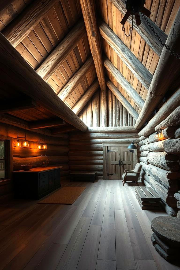 Rustic Lodge Ambiance - 24 Hunting Man Cave Ideas