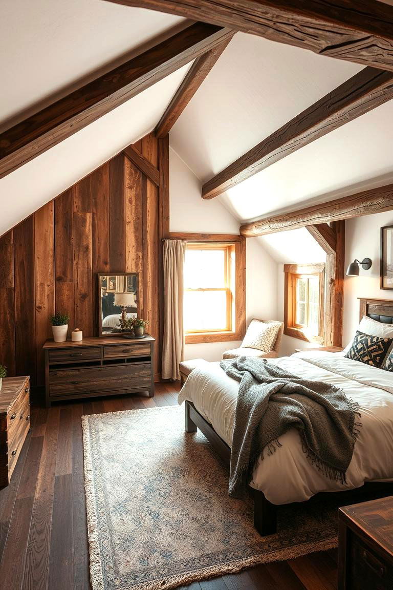 Rustic Loft Charm - 24 Loft Bedroom Ideas
