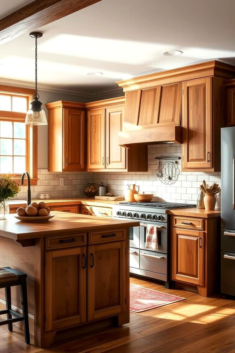 Rustic Maple Charm - 24 Maple Kitchen Cabinets Ideas