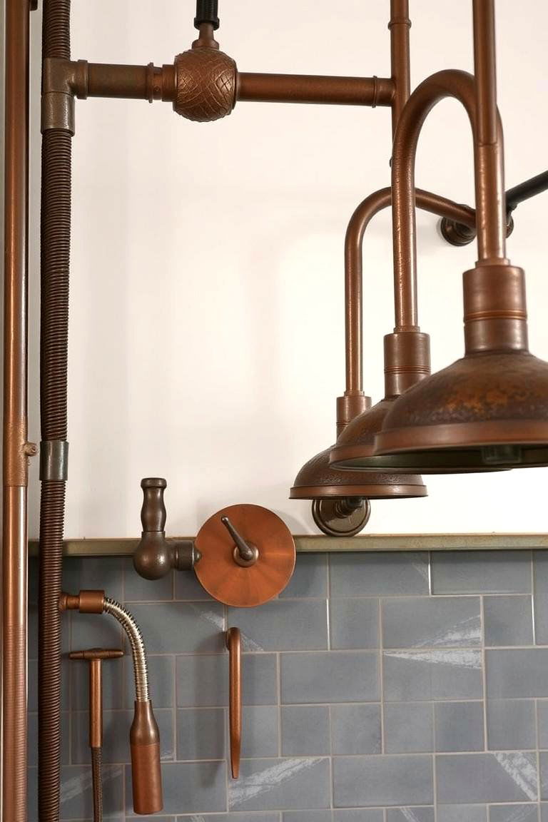 Rustic Metal Fixtures - 24 Viking Bedroom Ideas