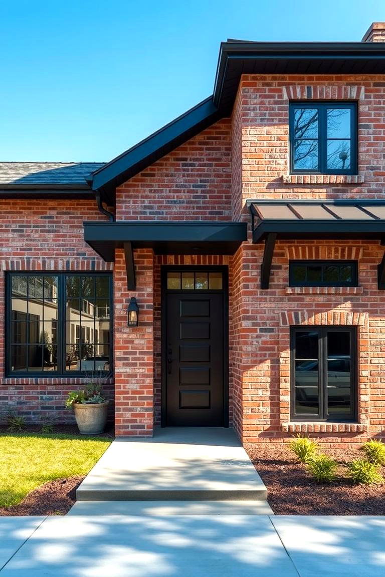 Rustic Modern Appeal - 24 Vinyl Siding and Brick Combinations