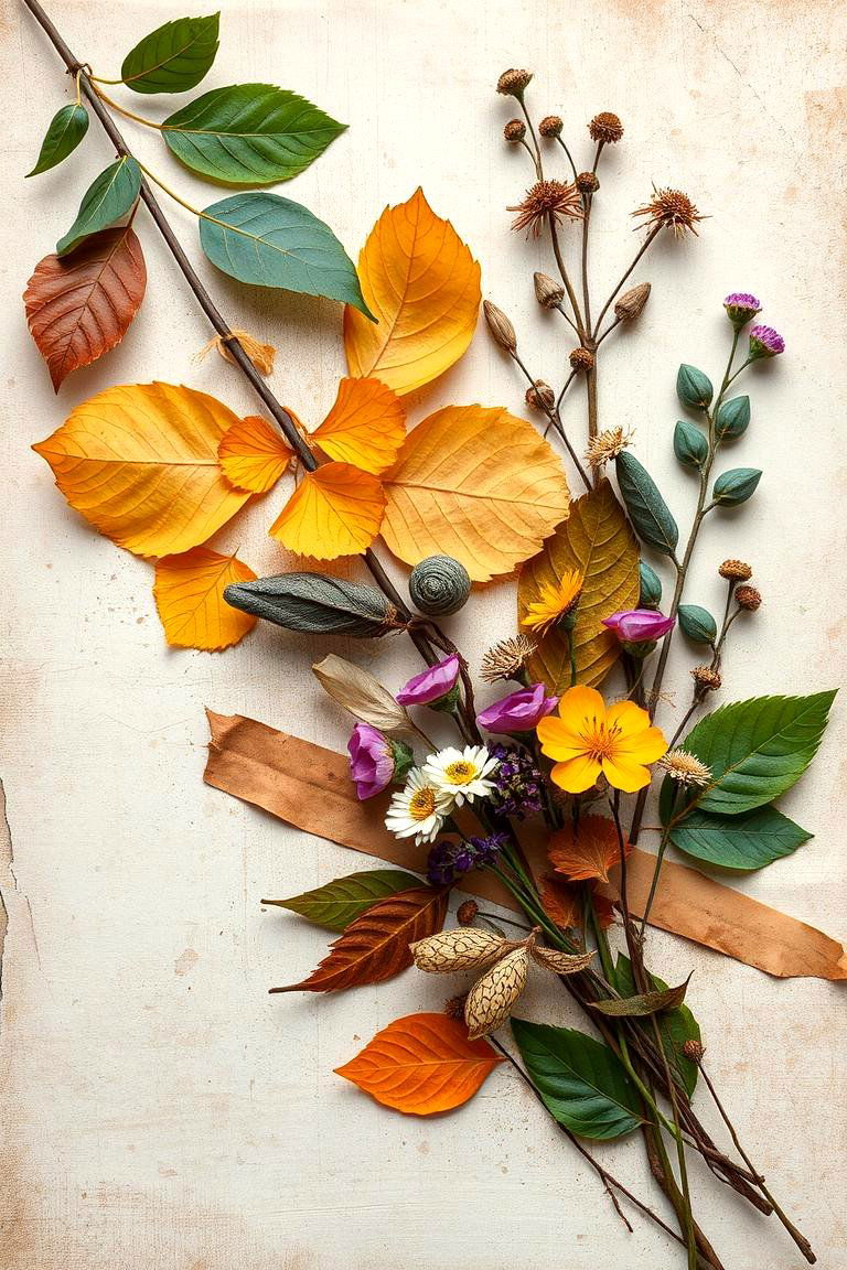 Rustic Nature Inspired Collage - 24 Rustic Wall Decor Ideas