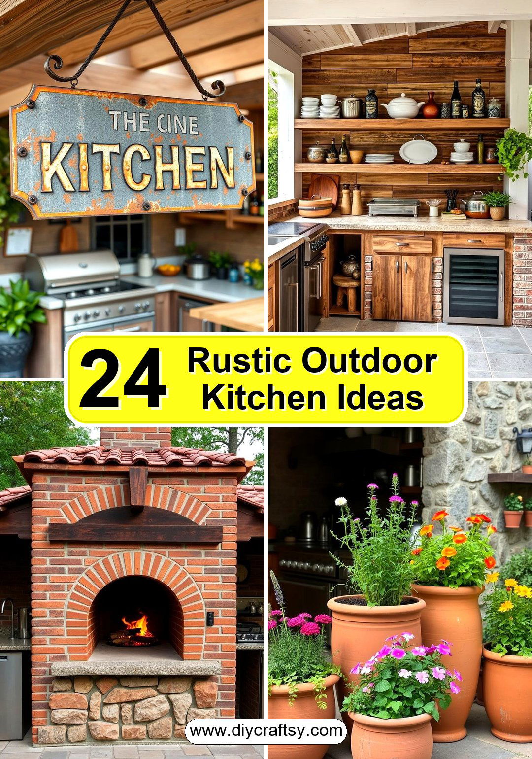 Rustic Outdoor Kitchen Ideas