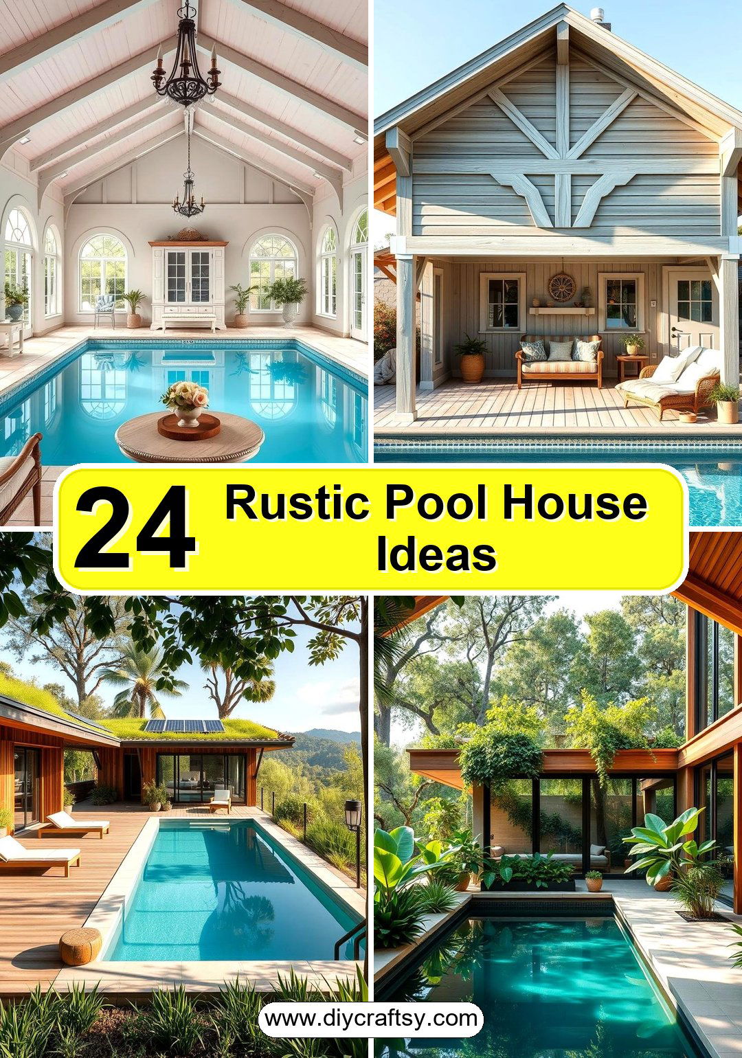 Rustic Pool House Ideas