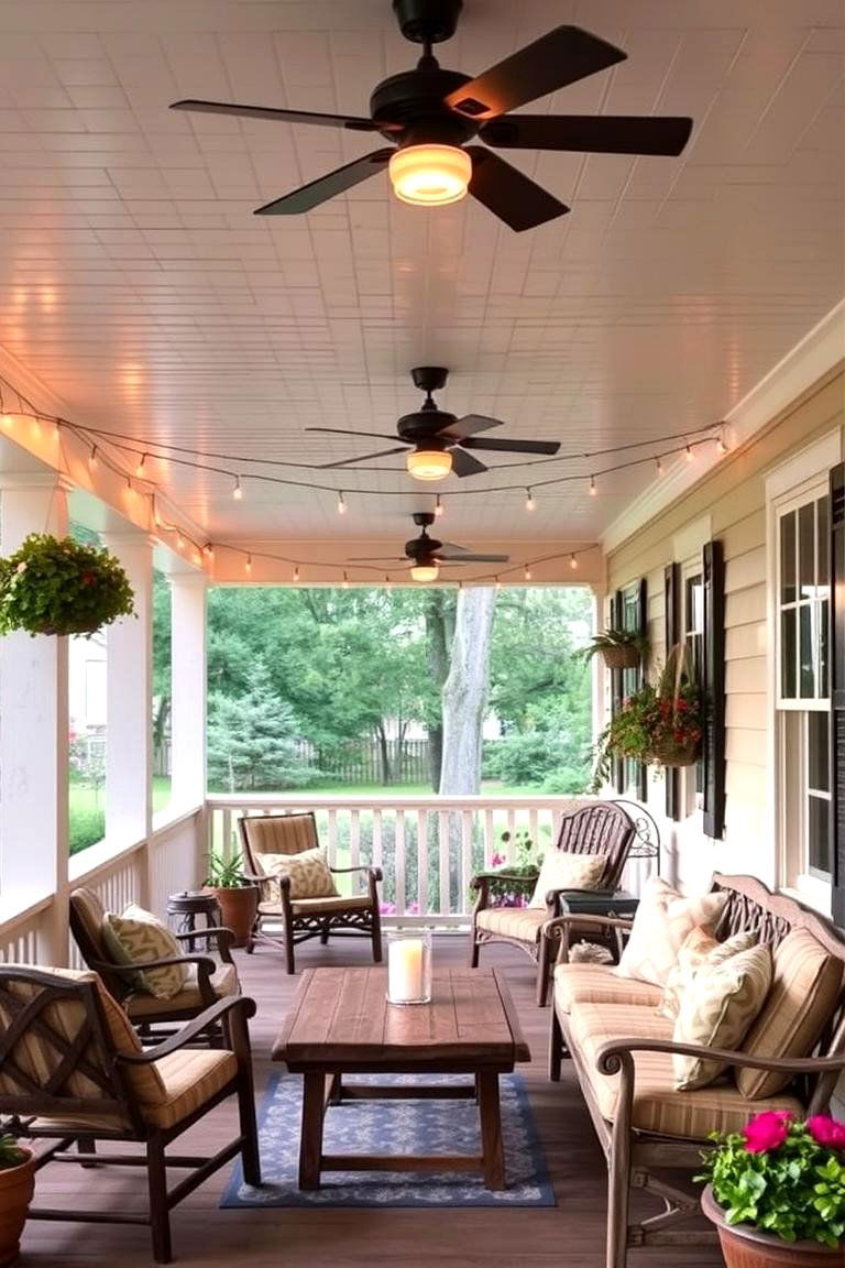 Rustic Porch Ceiling - 24 Beadboard Ceiling Design Ideas