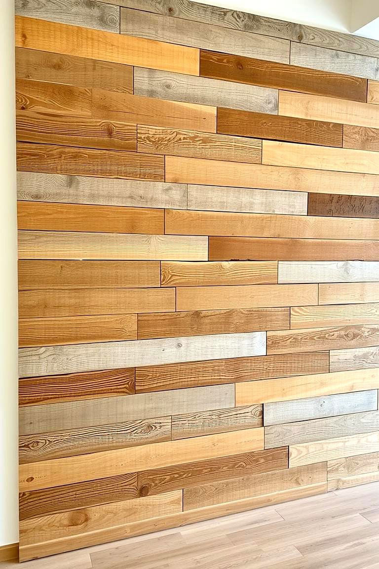 Rustic Reclaimed Wood - 24 Tv Accent Wall Ideas
