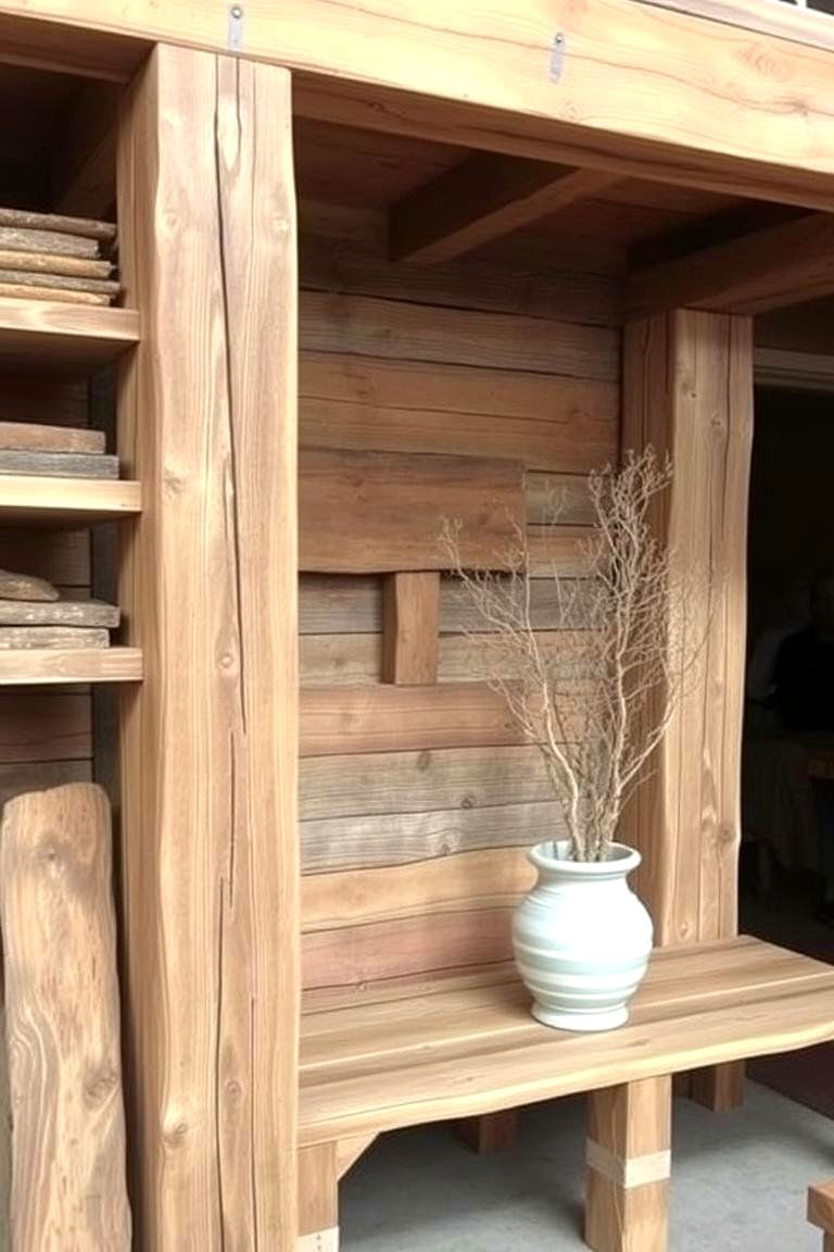 Rustic Reclaimed Wood Elements - 24 Spring Decor Ideas