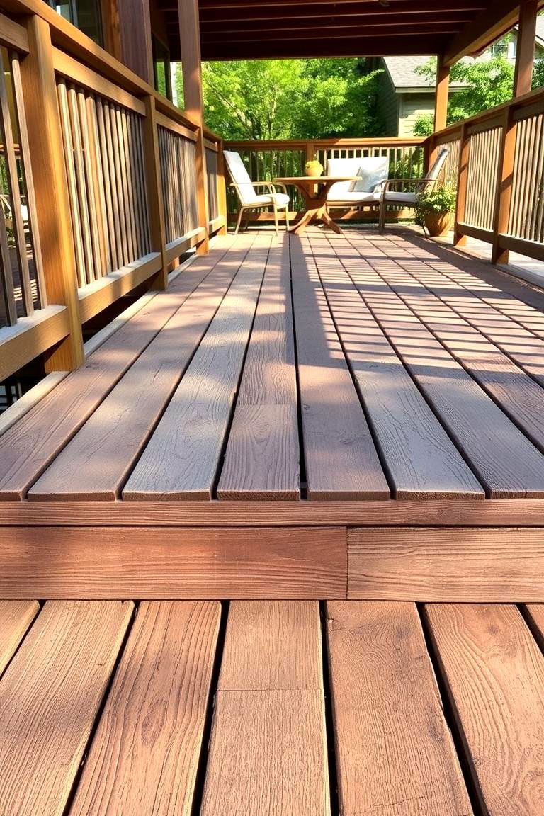 Rustic Reclaimed Wood Look - 24 Deck Skirting Ideas